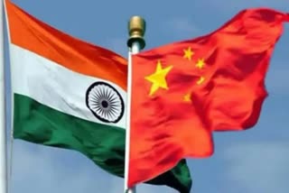 India China flag
