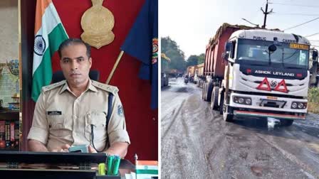 SP sir stuck in road jam