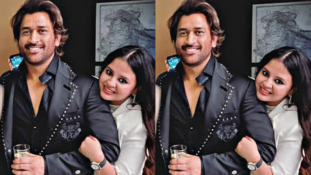 Ms Dhoni and Sakshi