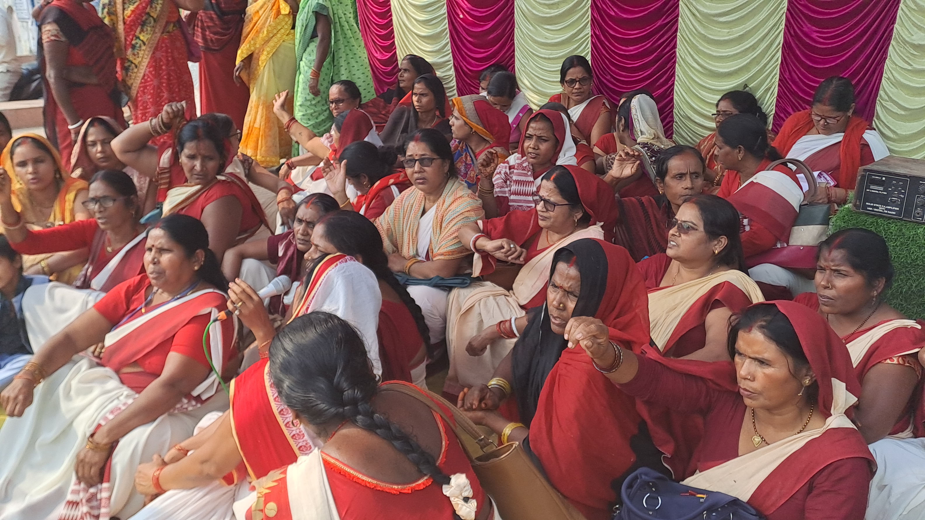 Anganwadi Workers Protest