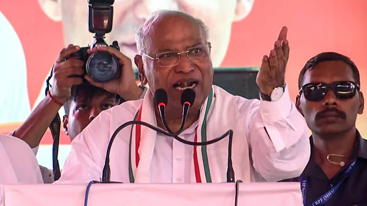 Kharge highlighted India's economic struggles, citing high inflation, stagnant wages, and declining consumer demand, urging PM Modi to focus on genuine concerns in election rallies.