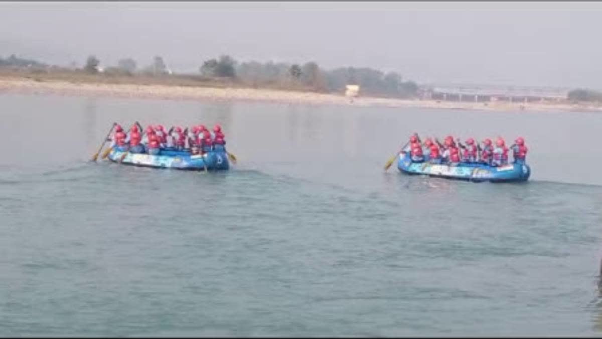 The BSF women contingent is all set for rafting