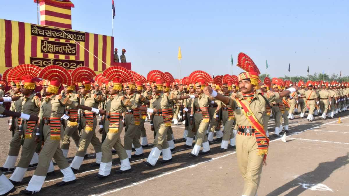 BSF PARADE IN INDORE