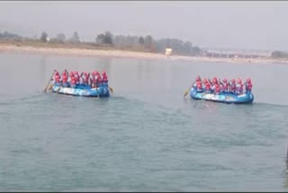 The BSF women contingent is all set for rafting