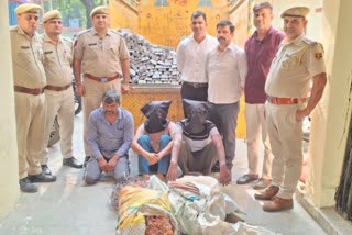 POLICE ARRESTED THREE ACCUSED,  ROBBING A COMPANY IN BHIWADI