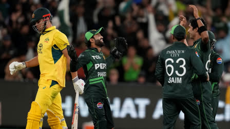 Australia vs Pakistan first ODI Australia beat Pakistan by two wickets in first odi at Melbourne stadium on Sunday