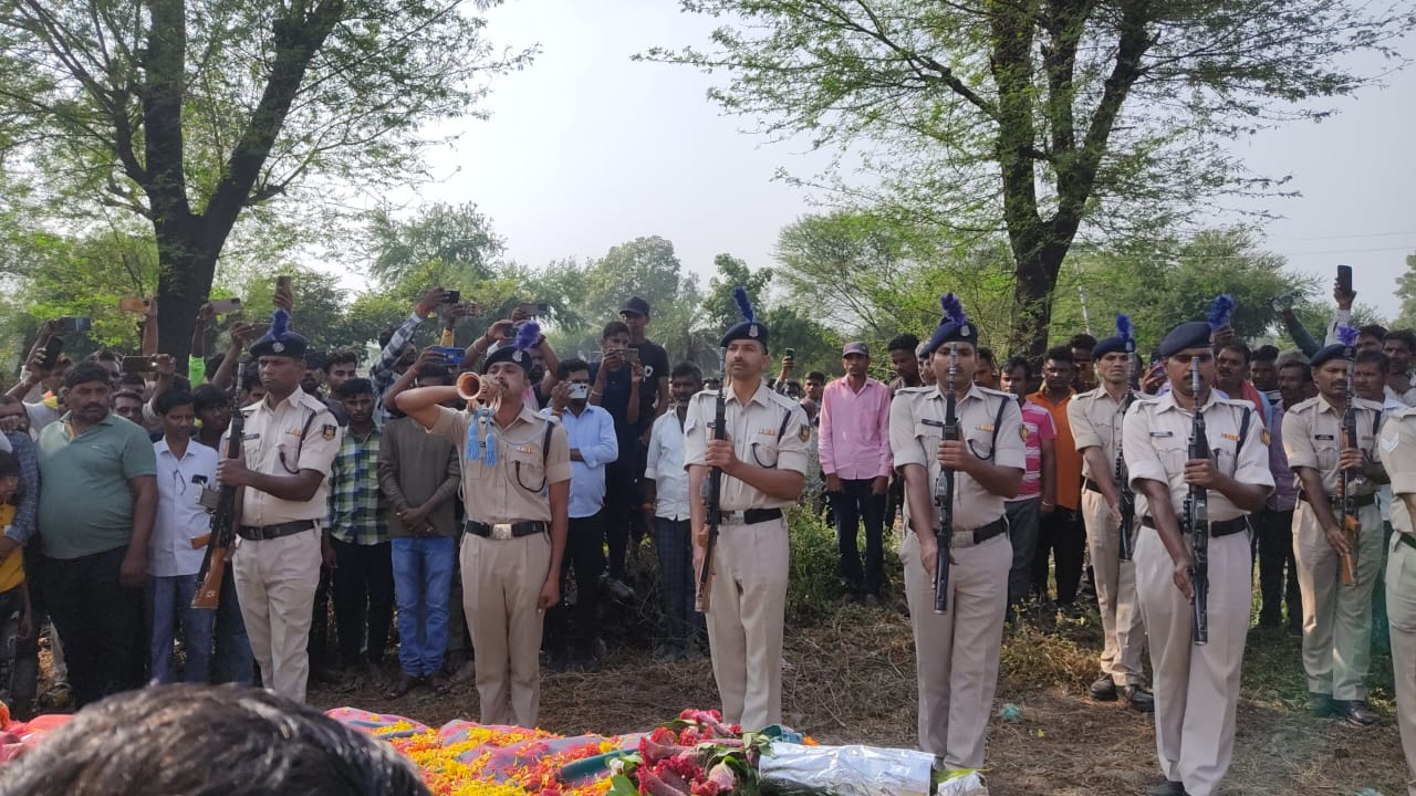 SARANGPUR CRPF JAWAN LAST RITES