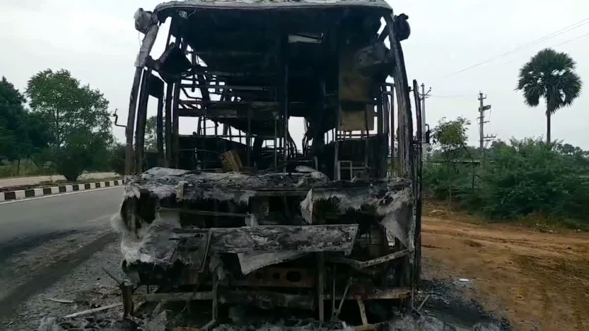 Bus accident in Nalgonda
