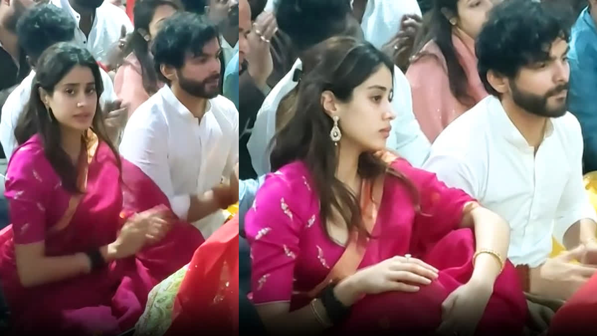 Bollywood actress Jhanvi Kapoor reached Ujjain