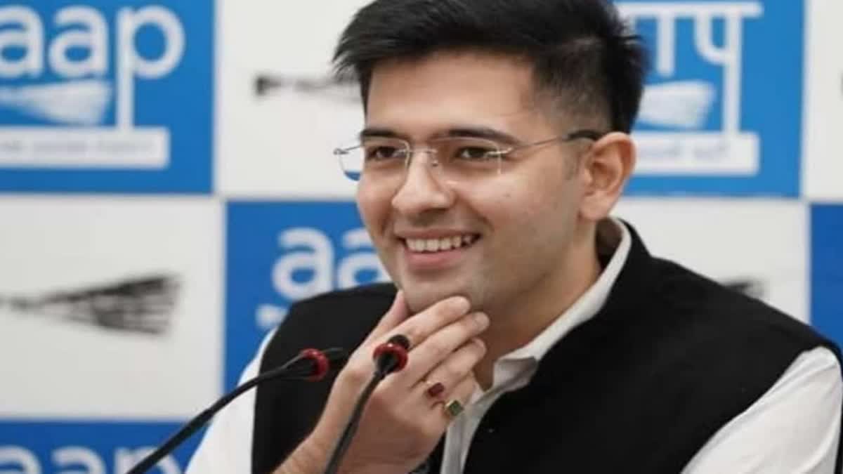 Raghav Chadha  രാഘവ് ചദ്ദ  Rajya Sabha membership  RS panel holds Raghav Chadha guilty  RS panel  രാജ്യസഭാംഗത്വം പുനസ്ഥാപിച്ചു  rajya sabha restore suspension of raghav chadha  rajya sabha  Raghav Chadha suspension ends  Aam Aadmi Party