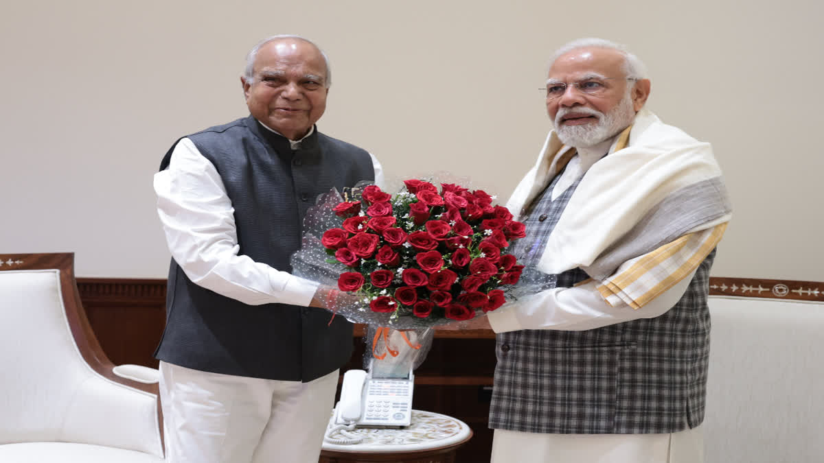 Punjab Governor Banwari Lal Purohit meeting with Prime Minister Narendra Modi