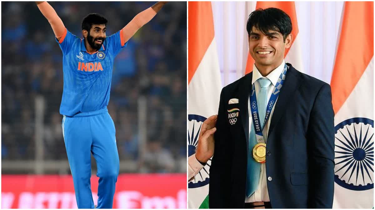 Jasprit Bumrah and Neeraj Chopra