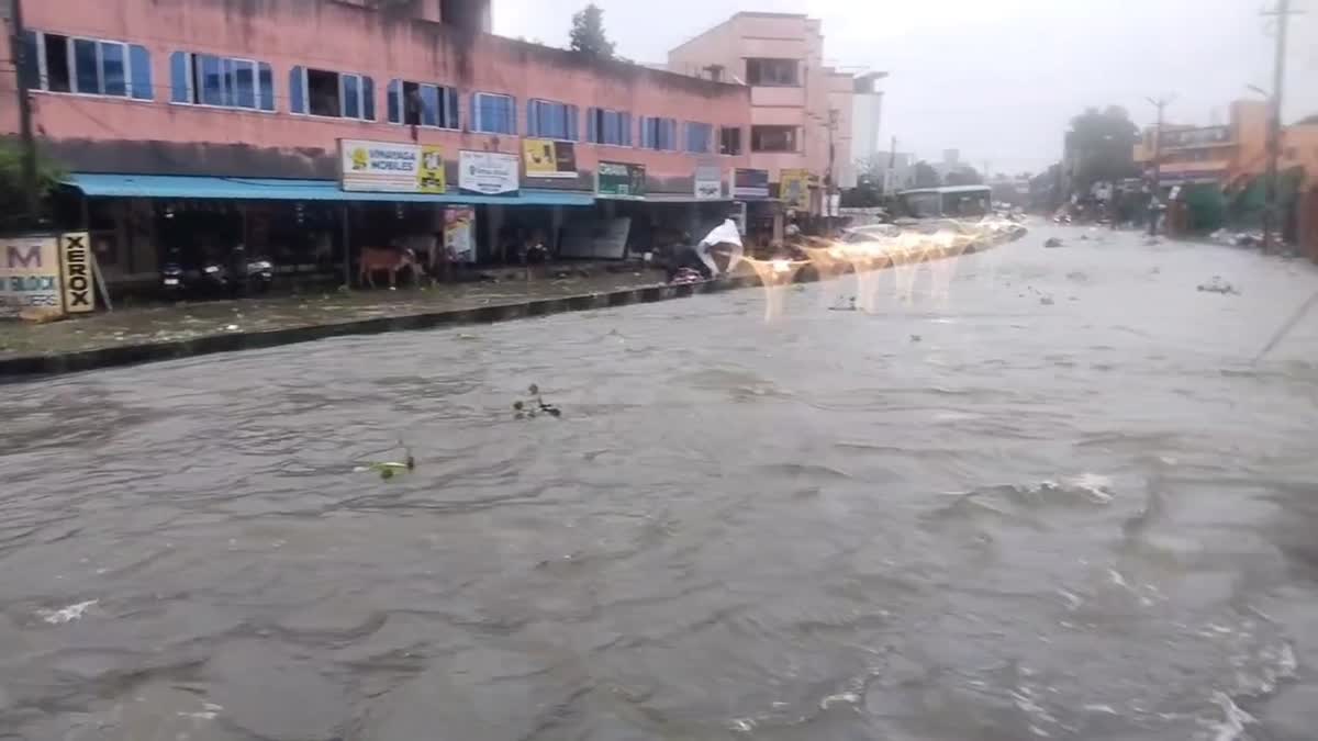 Roads Blocked in Tambaram