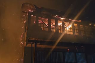 Furniture factory damaged in fire incident in baramulla