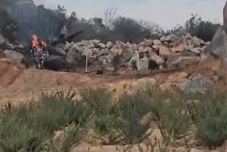 IAF Trainer Plane Crash In Telangana