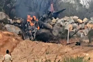 2 air force pilots dead in telangana trainer aircraft crashes