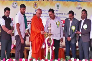 Minister Chaluvarayaswamy inaugurated Krishimela