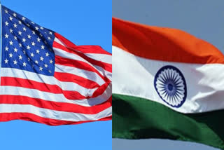 India US flags