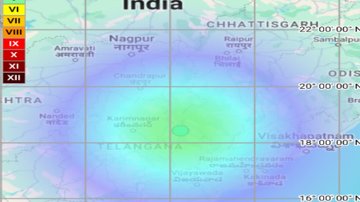 earthquake in hyderabad magnitude over 5 Richter Scale