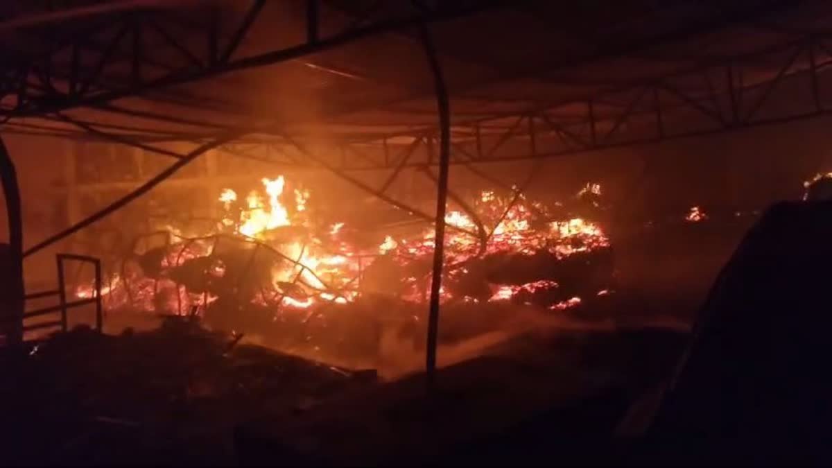 fire-broke-out-in-warehouse-of-plywood-and-electrical-goods-in-giridih