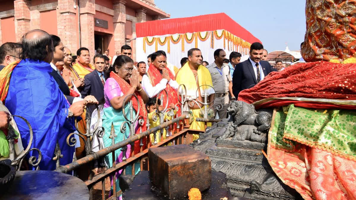 President Murmu, with Odisha leaders, visited Puri's iconic Jagannath Temple, offering prayers to sibling deities and emphasising her connection to Odisha's spiritual heritage.