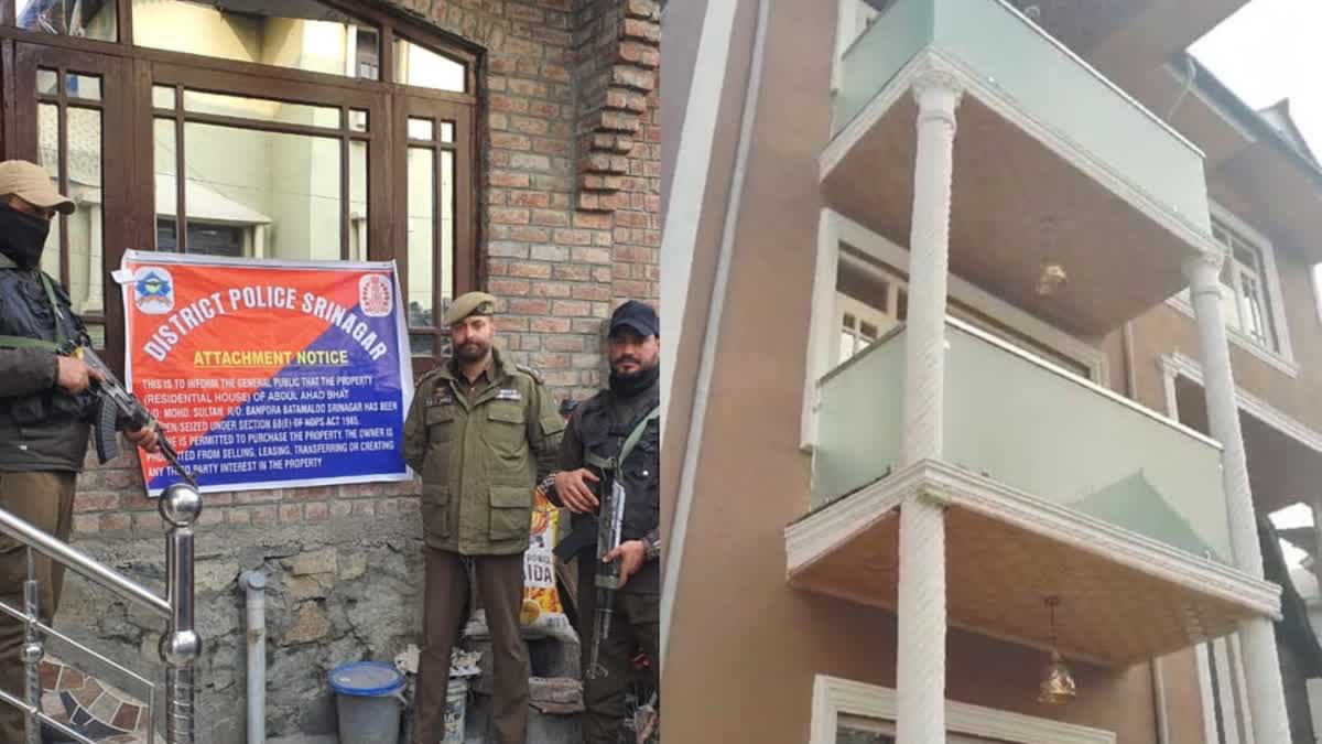 Police Attach Properties Of Two Drug Peddlers Worth Over Rs 3 Crore In Srinagar