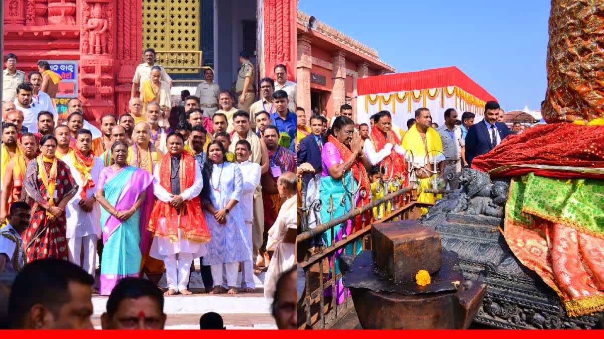 President Droupadi Murmu offers prayers at Puri Jagannath Temple Odisha Update