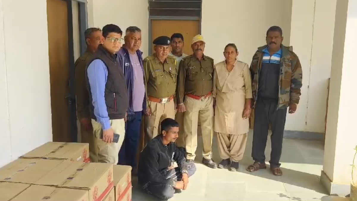 Illegal liquor seized in Dungarpur