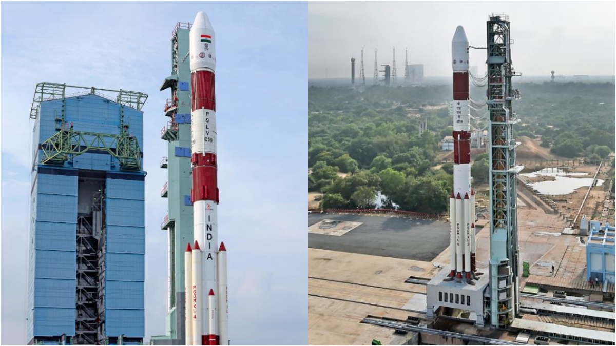 PSLV-C59 s ready to deliver ESA’s PROBA-3 satellites into orbit.