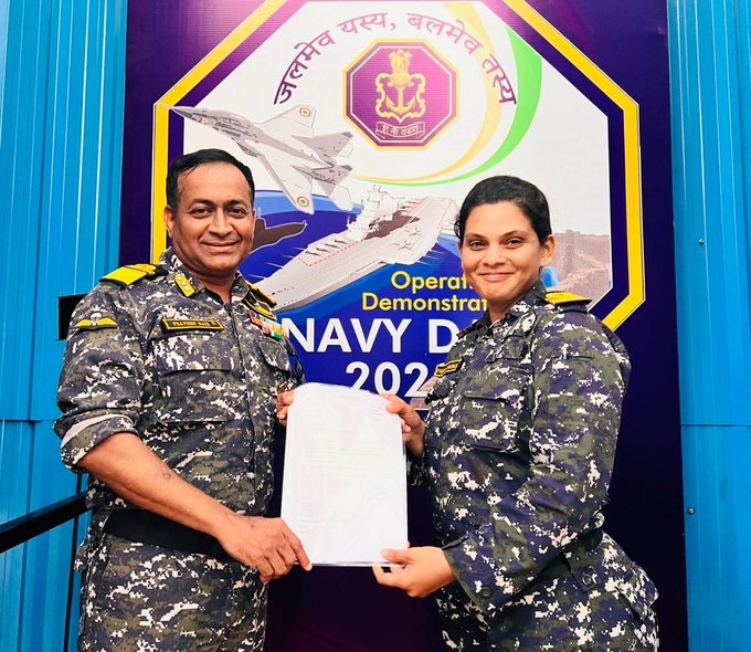 Lt Cdr Prerna Deosthalee was named as the first woman officer to command an Indian Naval Warship.