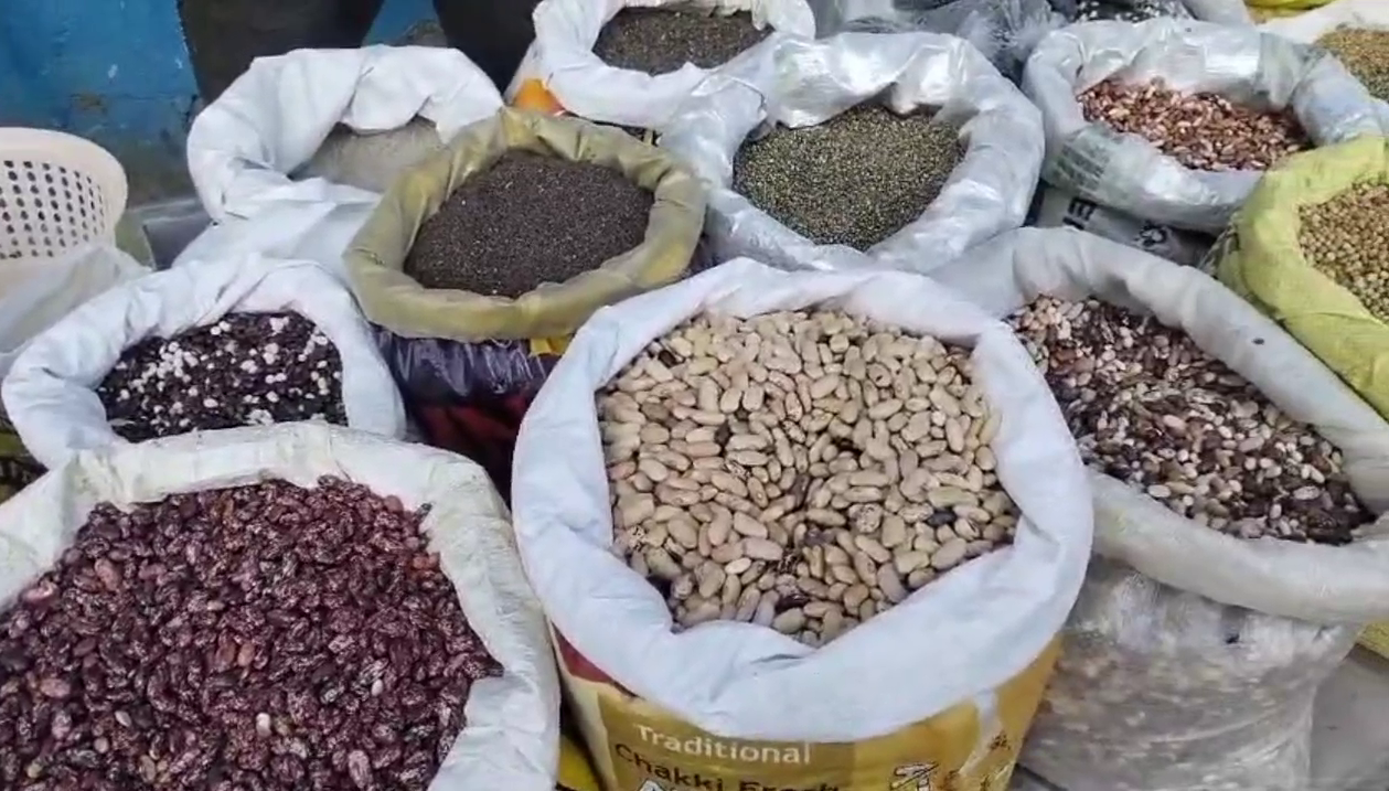 Harshmani Joshi Selling Organic Pulses