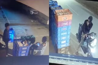 CCTV FOOTAGE OF MILK THEFT