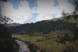 A view of a tourists place in the proposed Sumitranandan Pant Tourism Path in Uttarakhand