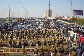 Police stop Leader of Opposition in the Lok Sabha Rahul Gandhi and Congress supporters at the Ghazipur border on their way to visit violence-hit Sambhal, in Ghaziabad, Wednesday, Dec. 4, 2024.