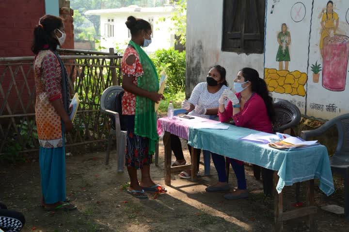 Sanitary napkin distribute in Guwhati jorabat area