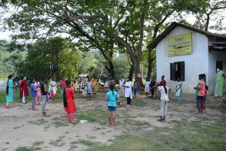 Sanitary napkin distribute in Guwhati jorabat area