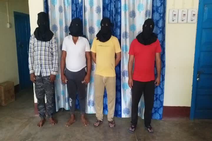 four cyber criminals arrested in jamtara