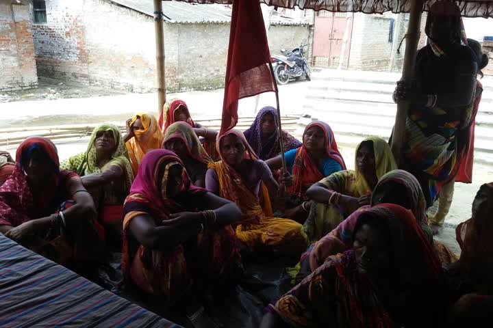 CPIML workers meeting against government policies in darbhanga