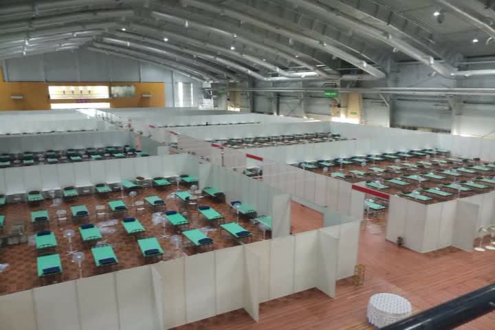Indias largest COVID care center with 10 100 beds in Bengaluru