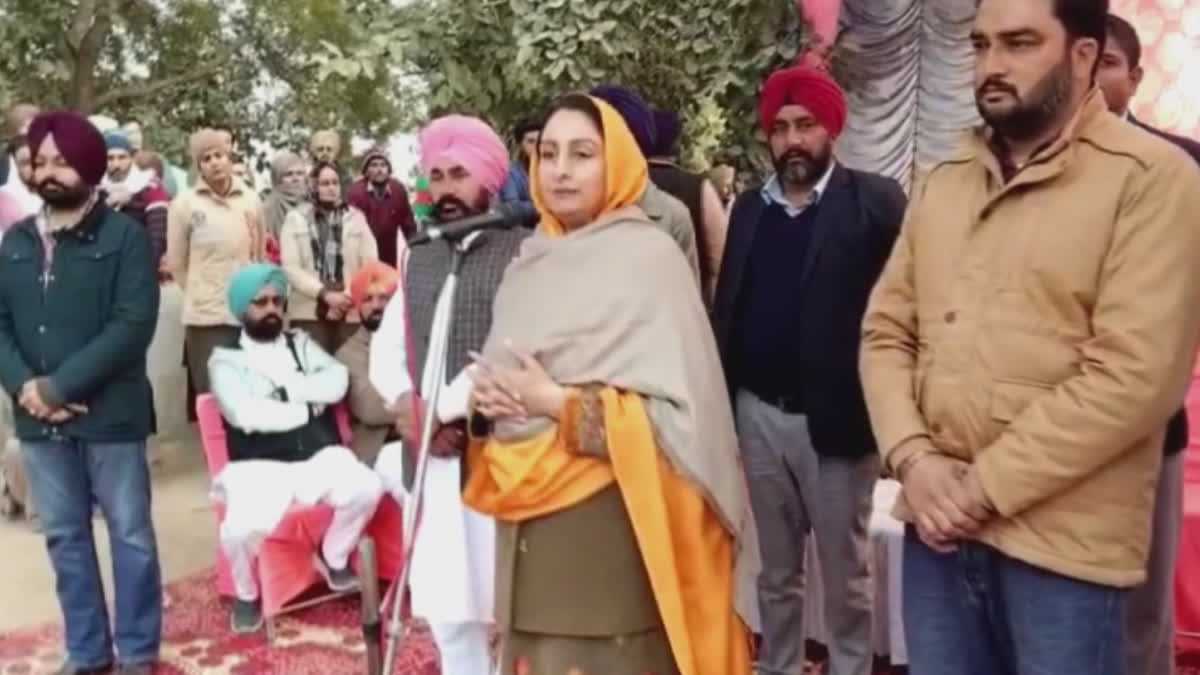 Harsimrat Kaur Badal targeted AAP and Punjab Congress In Bathinda