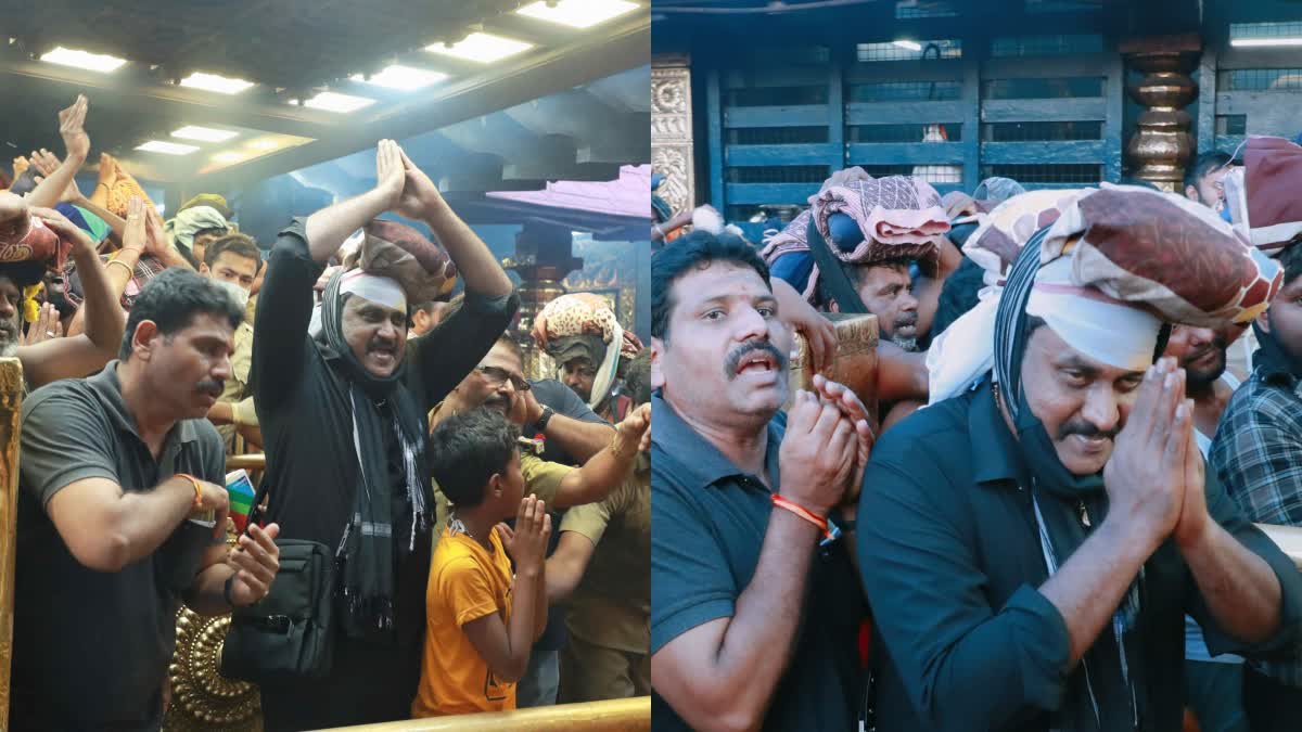 നടൻ സുനിൽ ശബരിമലയിൽ  actor sunil at Sabarimala  ശബരിമലയിൽ തെലുഗു താരം  celebrities At sabarimala