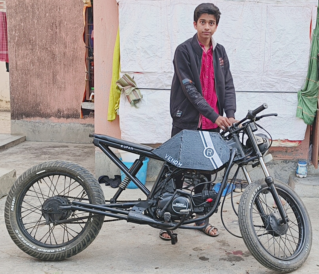 Birbhum Student made a bike