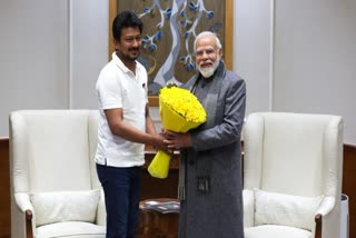 ഉദയനിധി സ്റ്റാലിൻ  മോദി ഉദയനിധി കൂടിക്കാഴ്‌ച  Udhayanidhi Stalin  Udhayanidhi Meets PM Modi
