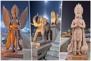 Ram Temple Trust release latest pictures of Lord Hanuman and Garuda statue