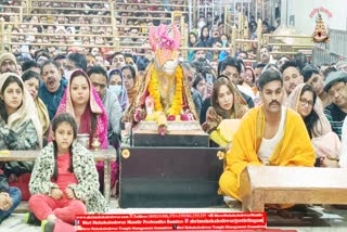 Film actress Mahira Sharma in mahakaleshwar temple