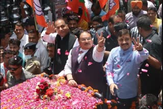 bjp-president-j-p-nadda-himachal-visit-roadshow-rally-and-core-group-meeting-lok-sabha-election-2024