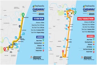 நாளை நடைபெறும் மாரத்தான் போட்டியால் போக்குவரத்து மாற்றம்