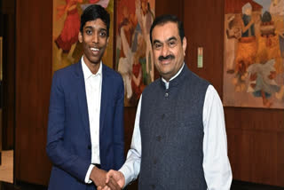 India's businessmen Gautam Adani shared a picture of his meeting with India's chess prodigy R Praggnanandhaa on Twitter on Friday. He also praised the 18-year-old for his achievements in the last two years saying it's a privilege to support him as he is an inspiration for the youngsters in India.