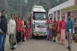 Haryana women sarpanch visit new Parliament