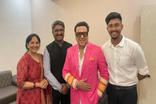 Film star Govinda reached Mahamaya temple